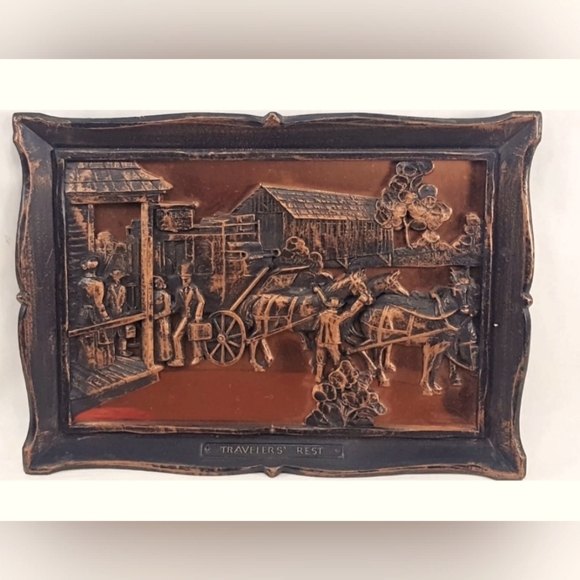 Vintage Travelers Rest by Coppercraft Guild Wall Decor - Picture 1 of 7